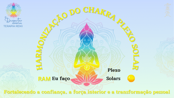 DESPERTAR DO CHACRA PLEXO SOLAR reiki a distância prd